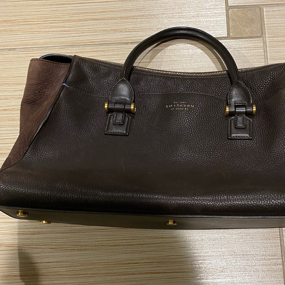 Smythson Tote Eliot Collection Hobo Bag - Picture 14 of 16